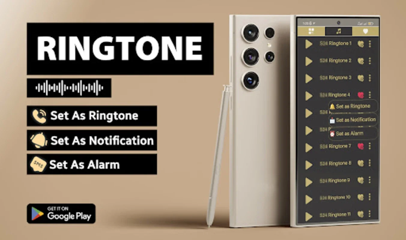 Ringtones for Galaxy S24 on Android - No Download Needed