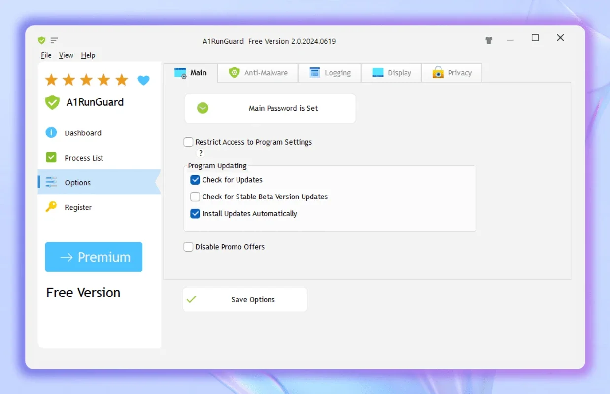 A1RunGuard for Windows - Ultimate Process Firewall