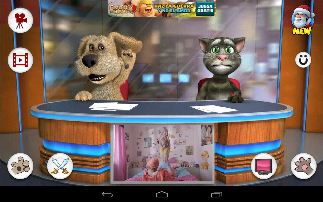 Talking Tom and Ben News Free for Android: Hilarious News - Show Interaction