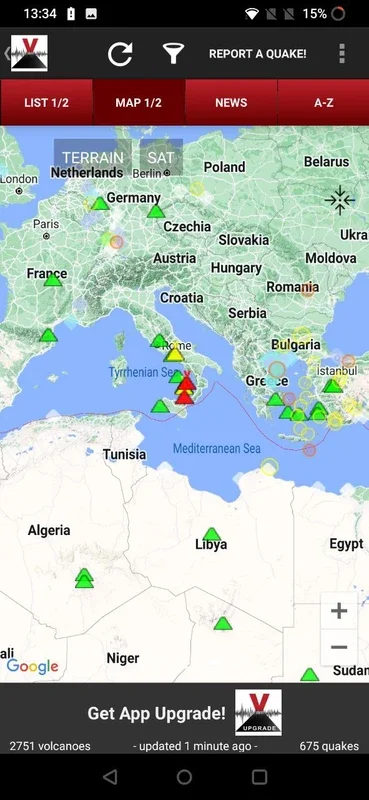 Volcanoes & Earthquakes for Android - Stay Informed with AppHuts