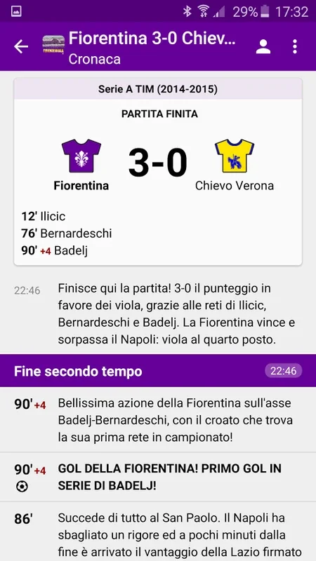 Firenze Viola for Android - Fiorentina Fans' Essential App