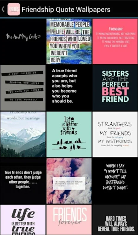 Friendship Quote Wallpapers for Android - Inspire True Friendships