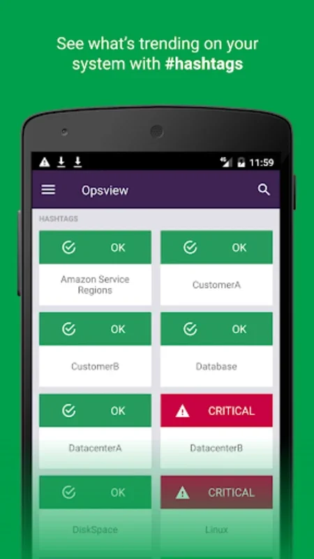 ITRS Opsview for Android: Comprehensive System Monitoring