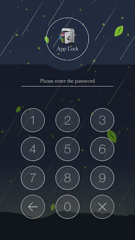 AppLock Theme RainDrop for Android - Enhance Security