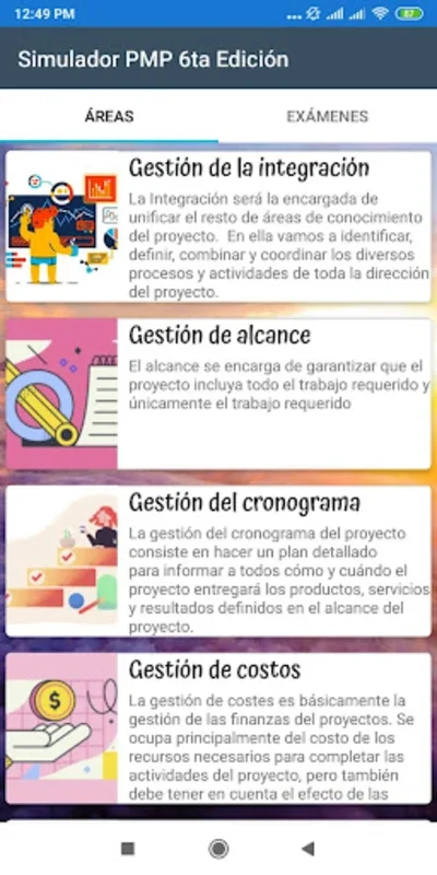 Simulador PMP español 6ta edición for Android - Enhance Your PMP Prep