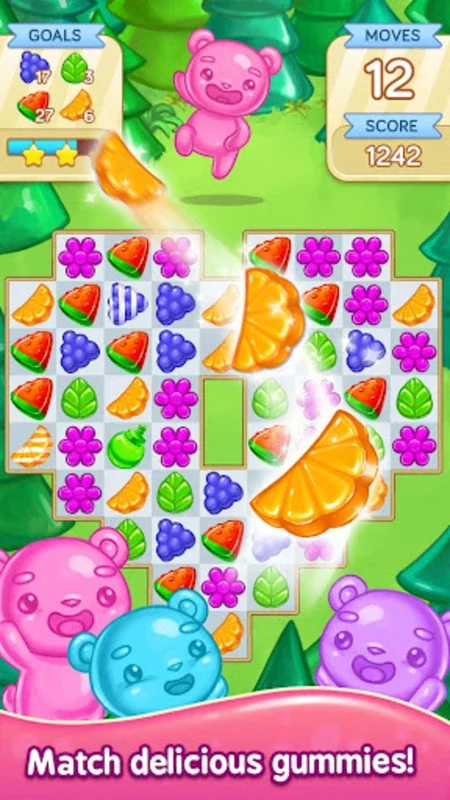 Gummy Gush for Android - Engaging Gaming Experience