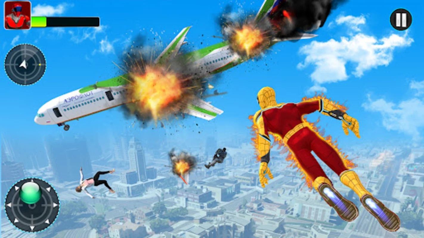 Flying Robot Hero for Android: Save the City