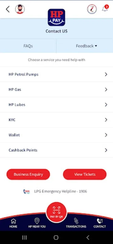 HP PAY for Android - Find Nearest Gas Stations Easily