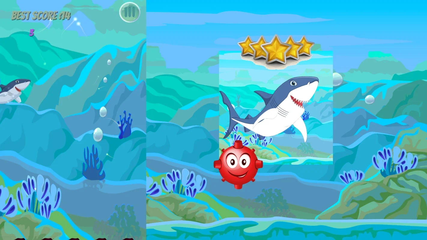 Sharky Runner for Android - Thrilling Swim Adventure