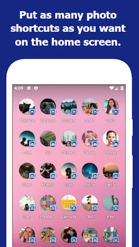 Photo Shortcut on Home Screen for Android - Download the APK from AppHuts