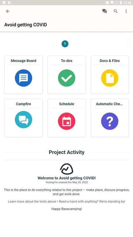 Basecamp 3 for Android: Organize Projects Efficiently