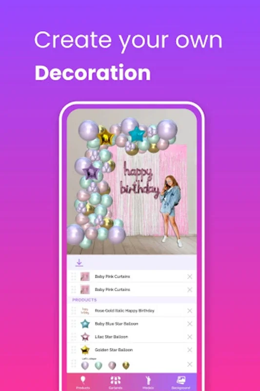 Creador for Android - Ideal for Balloon Decoration Design