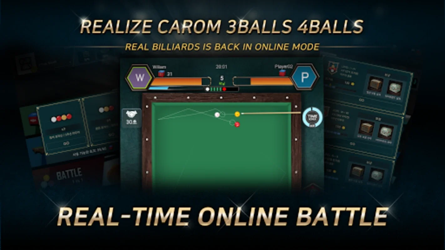 Real Billiards Battle - carom for Android - Enjoy Lifelike Billiards