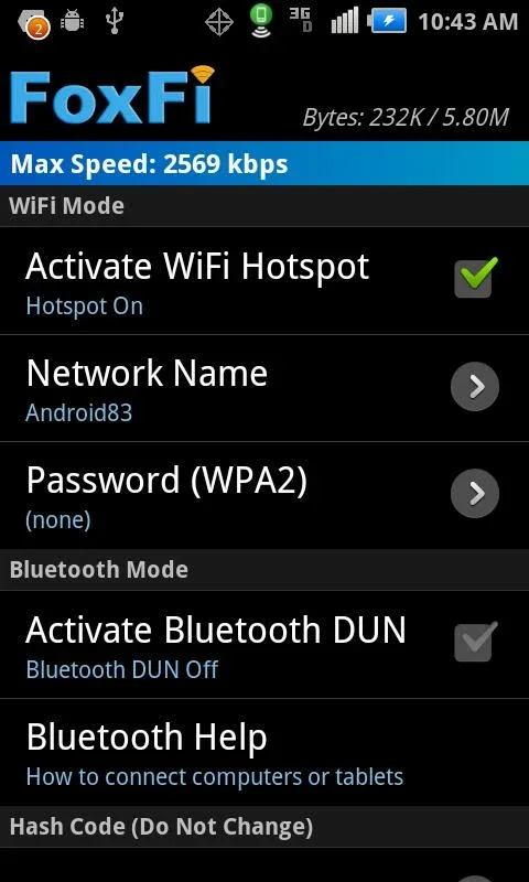 FoxFi WiFi Tether w/o Root for Android - Share Internet Easily