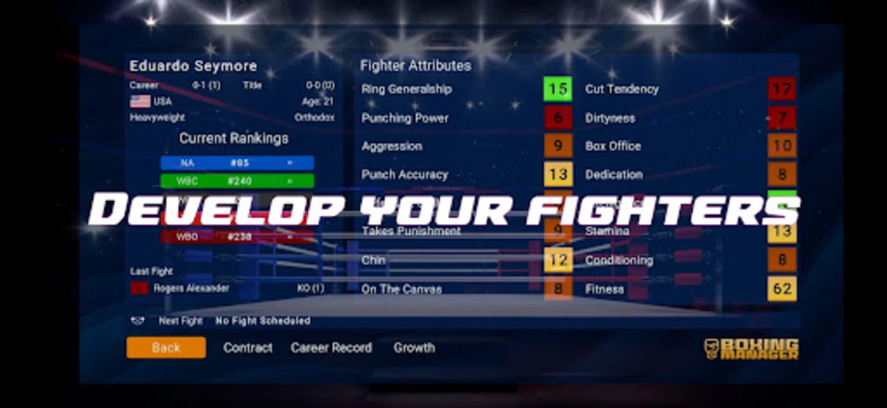 Boxing Manager for Android - Manage Gyms and Champions