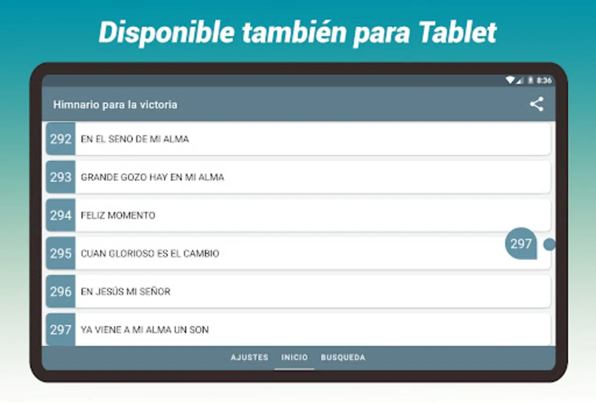 Himnario para la Victoria for Android - Enhance Worship