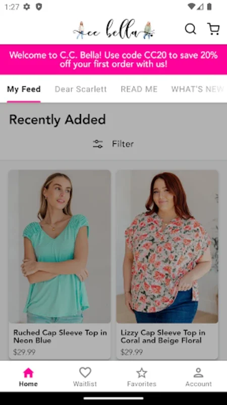 CC Bella Boutique for Android - Seamless Fashion Shopping