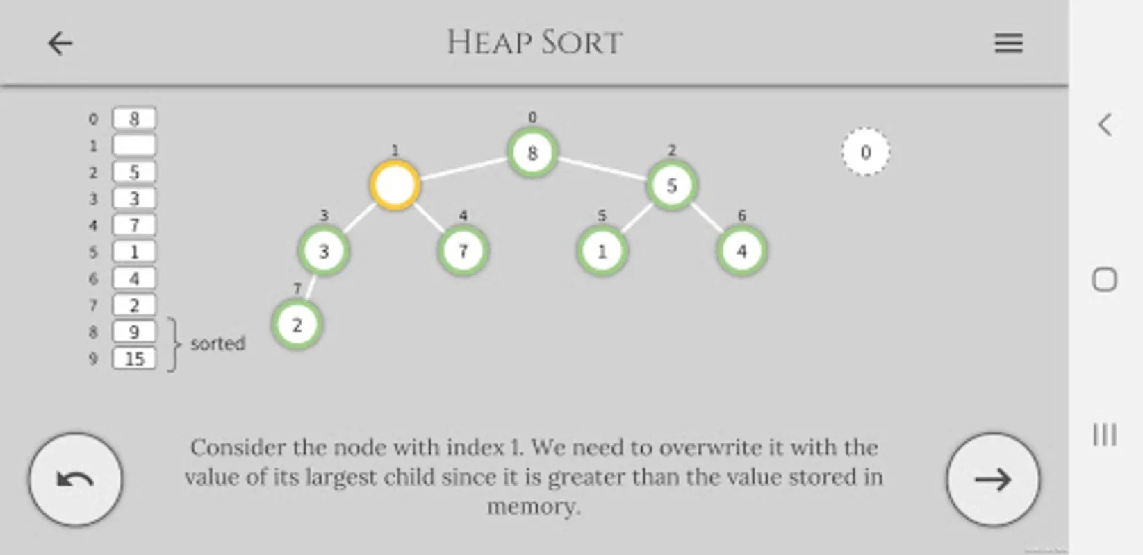 Algorithms and Data Structures for Android - No Download Needed