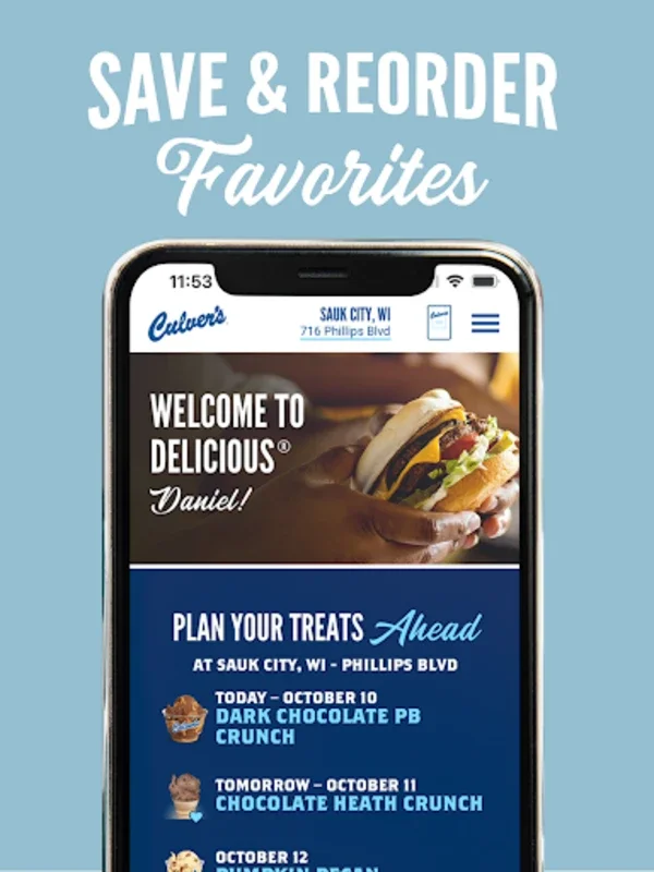 Culver for Android: Quality Food Ordering with Personalization