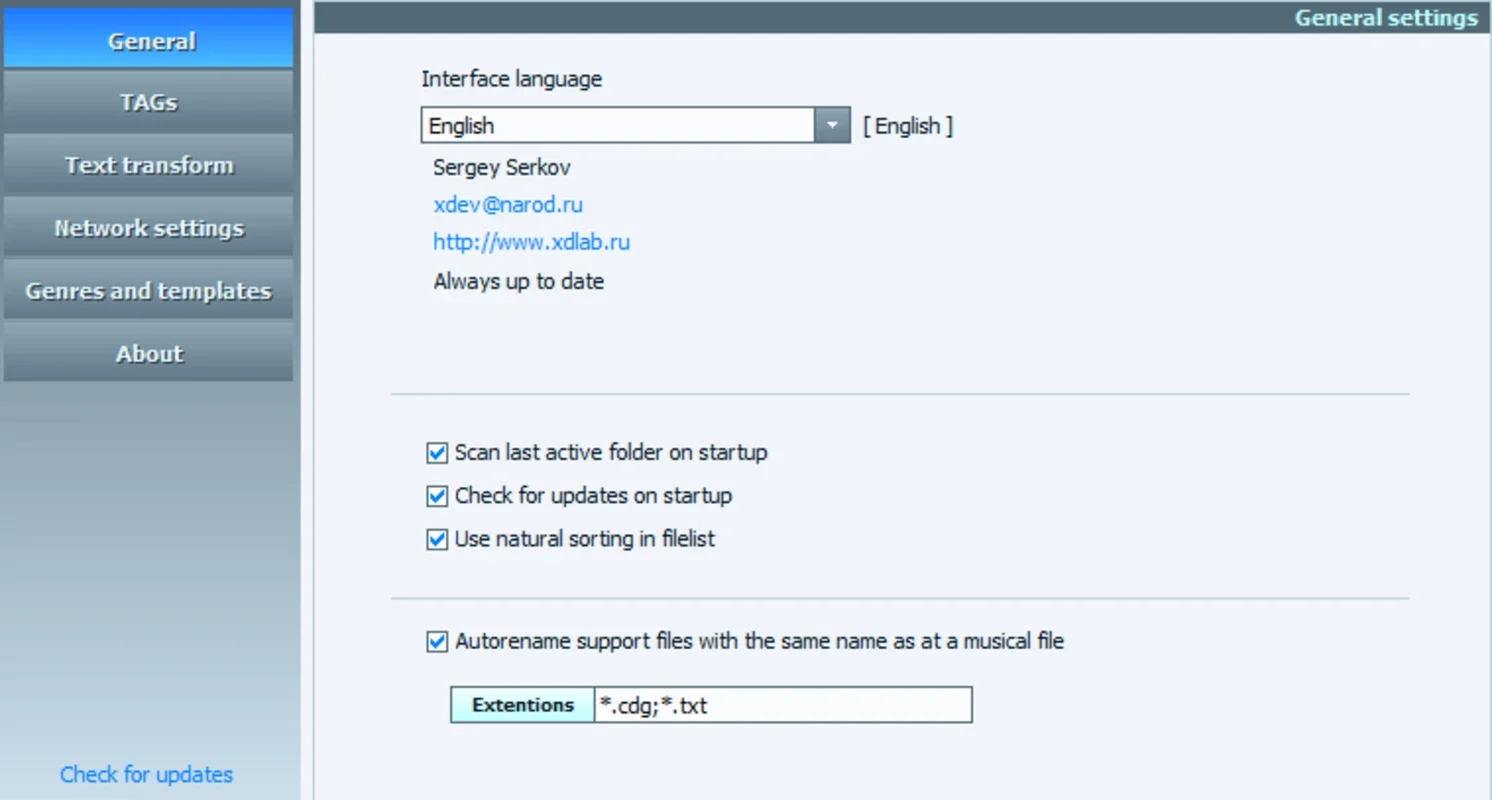 TagScanner for Windows - Efficient Tag Editing