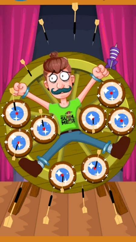 Dart wheel aim target-dart throw game for Android: Fun and Challenging