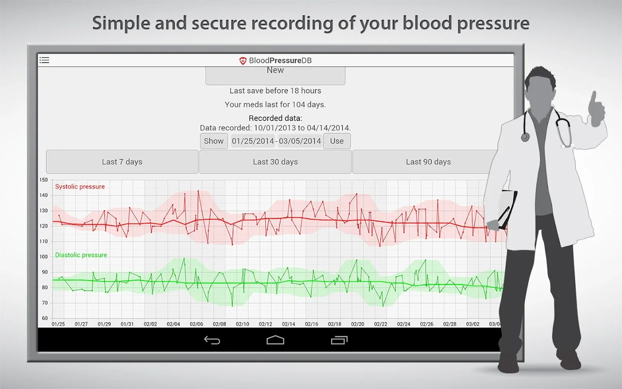 BloodPressureDB for Android: Manage Health with Ease