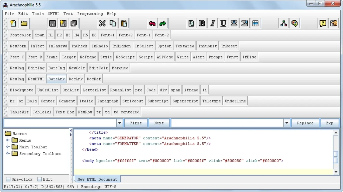 Arachnophilia: A Powerful HTML Editor for Windows