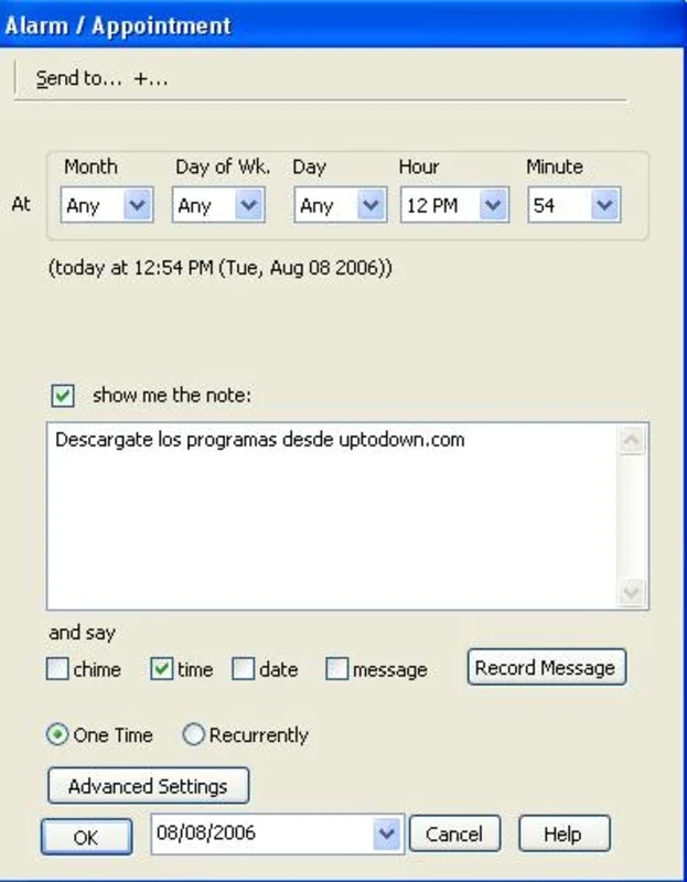 Your Voice Reminder for Windows - Free Download