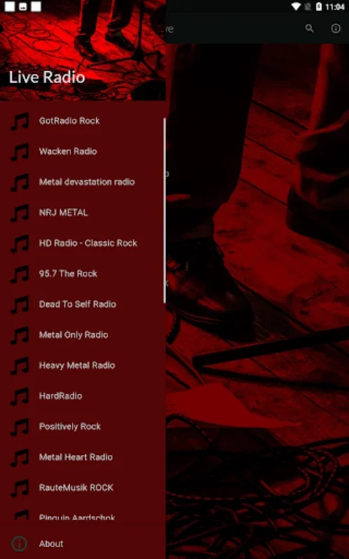 Metal And Rock Radios Live for Android - Stream Intense Music