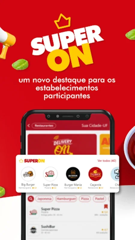 Delivery On - Sua fome OFF for Android: Fast Local Delivery