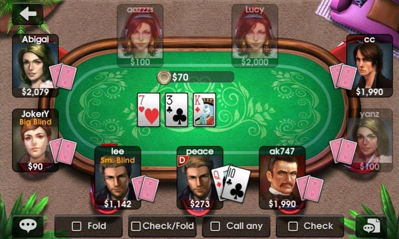 DH Texas Poker: Immersive Texas Hold'em on Android