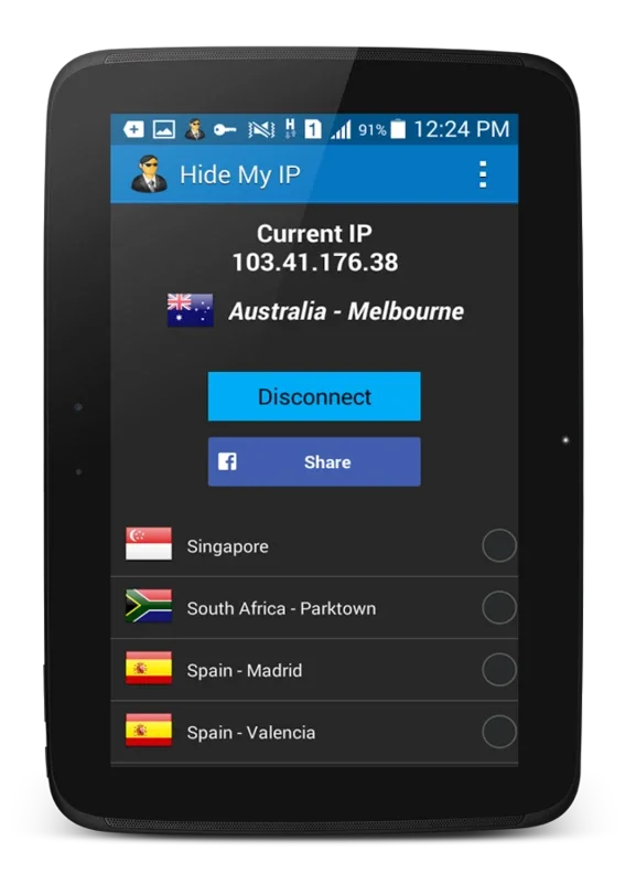 Hide My IP for Android - Secure Browsing with Over 130 IP Locations