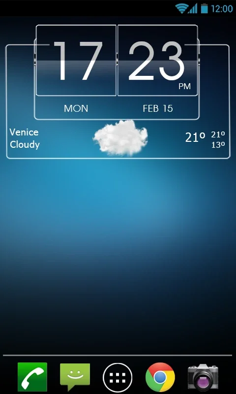 3D Flip Clock & World Weather Widget Theme Pack 6 for Android