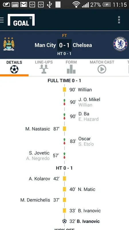 Goal Live Scores for Android - Stay Updated on Soccer Scores