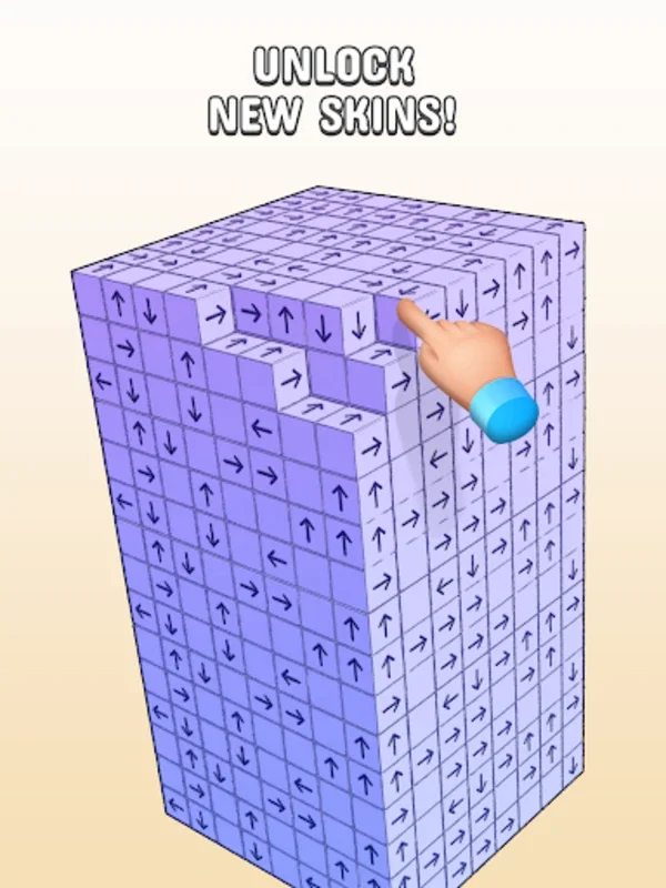 Tap to Unblock 3d Cube Away for Android - No Downloading Needed