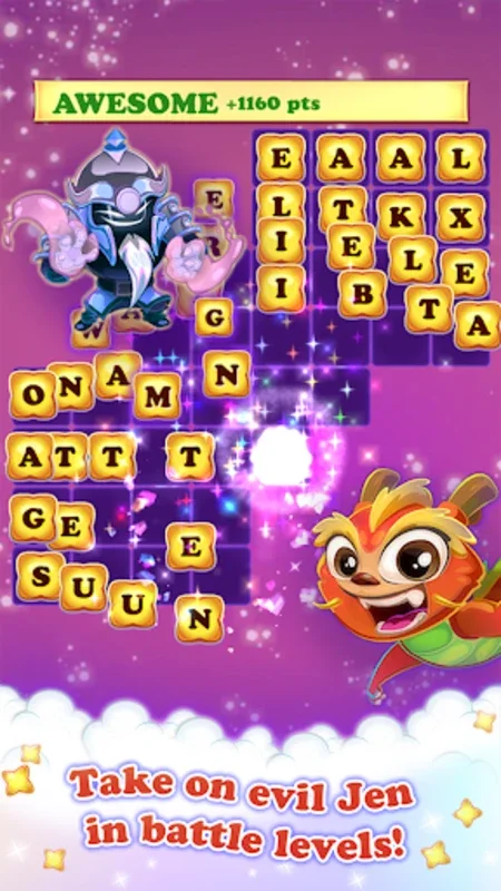 Dragon Words 2 for Android - Cosmic Word Challenges