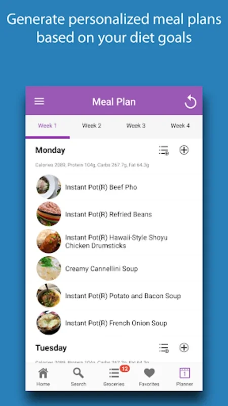 Instant Cooker Recipes for Android - Discover Delicious Meals