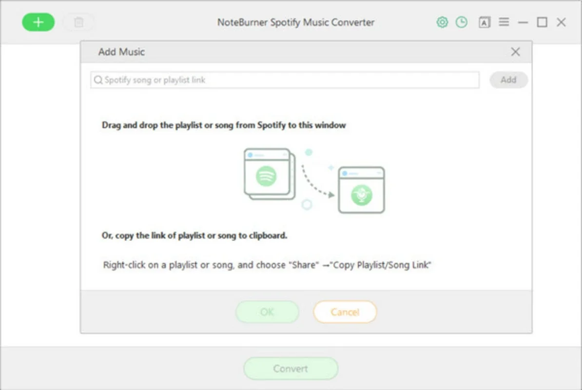 NoteBurner Spotify Music Converter for Windows - Unlock DRM-Free Music