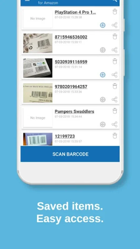 Barcode Scanner for Amazon on Android - No Downloading Required
