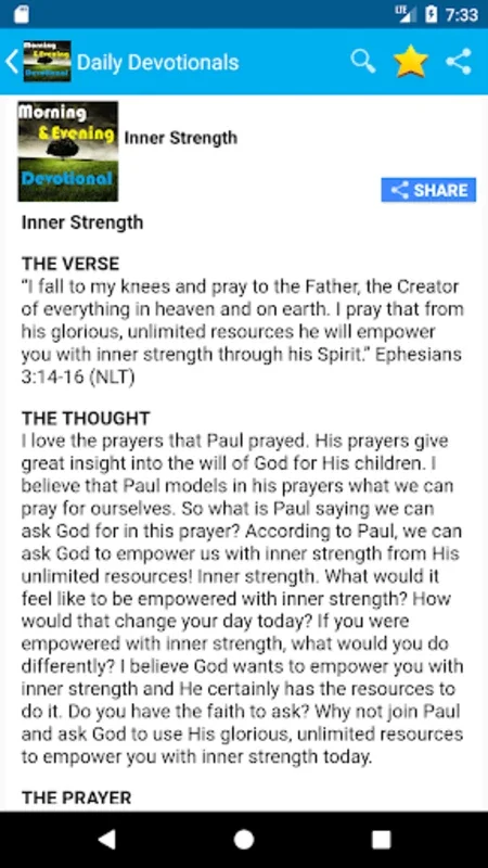 Morning & Evening Grace Devotional for Android: Enhance Your Spiritual Journey