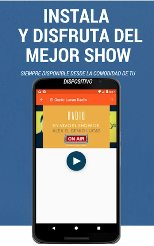 Genio Lucas Radio & Podcast for Android - Inspiring Audio