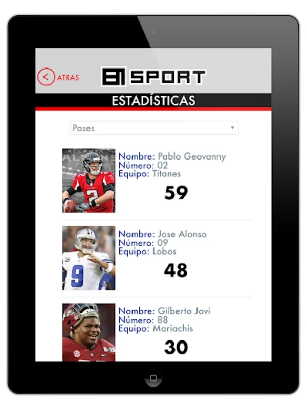 Ocho Uno Sport for Android - Track Sports Stats Easily