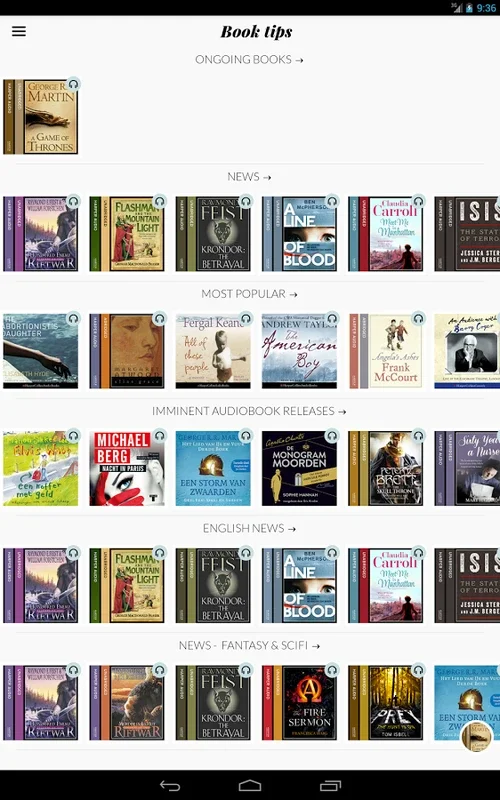 Storytel for Android - Enjoy Thousands of Audiobooks and Ebooks