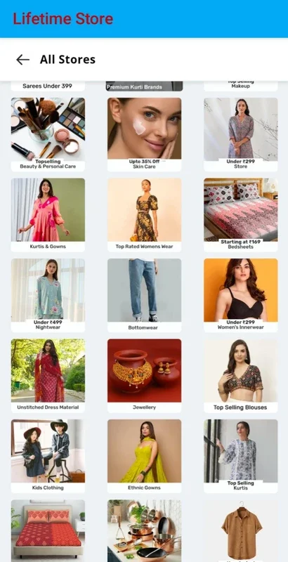 Lifetime Store for Android - A Diverse Shopping Experience