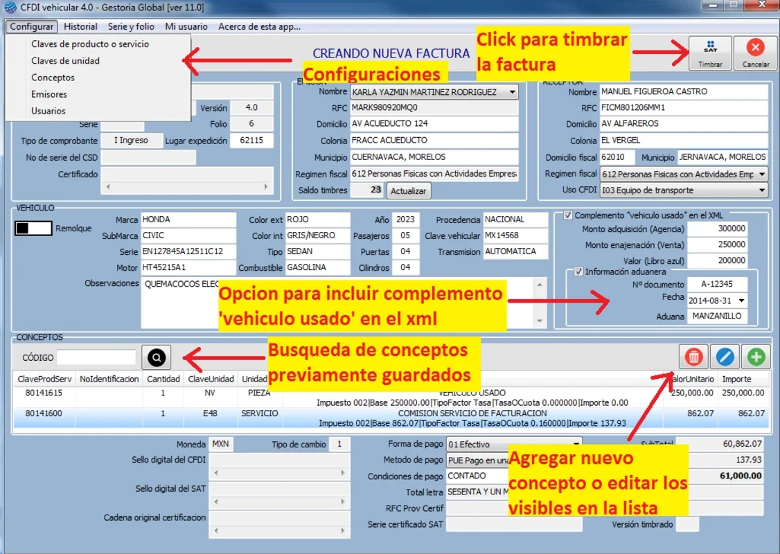 CFDI Vehicular for Windows: Streamline Vehicle Docs