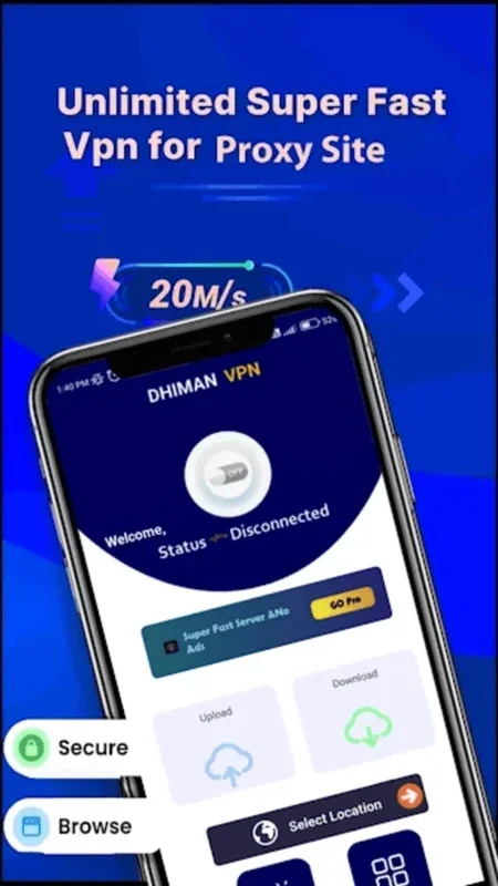 DHIMAN VPN - Secure & Fast VPN for Android