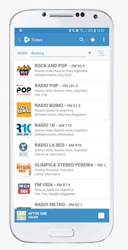 Radios Online FM y AM Raddios for Android: Stream Global Radio