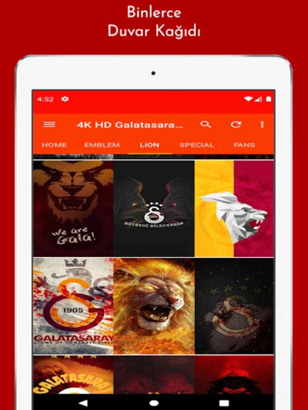 4K HD Galatasaray Wallpapers for Android - Stunning Visuals for Fans