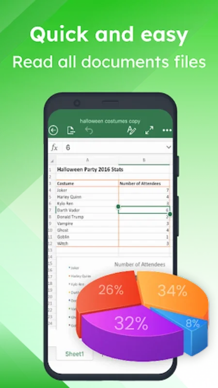 Edit Excel Spreadsheets Reader for Android - Manage Spreadsheets on the Go