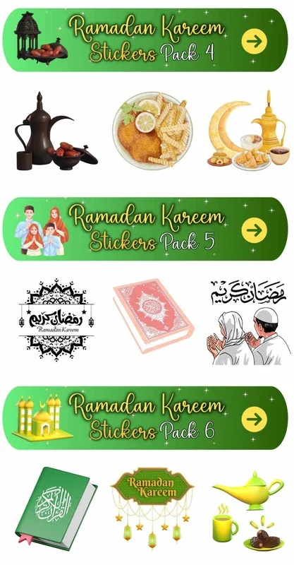 Ramadan Kareem Stickers 2024 for Android - No Downloading Needed